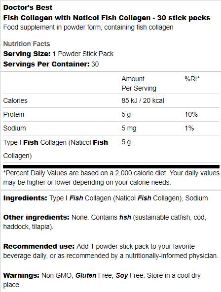 Best Fish Collagen | With Naticol - 30 packages