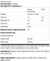 MCT gryna 1000 mg 90 gelio kapsulės