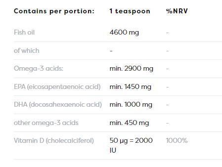 Super Omega Liquid + D3 2900 mg - 500 ml