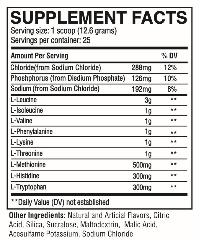 RAW EAA - 322.5 grams