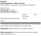 „Apple“ polifenoliai 125 mg 60 kapsulės