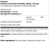 Prebiotic Jerusalem Antichoke 400 mg 60 κάψουλες