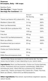 B-Complexo diariamente 100 cápsulas