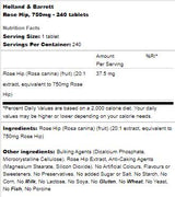 Rose Hip 750 mg - 240 Таблетки