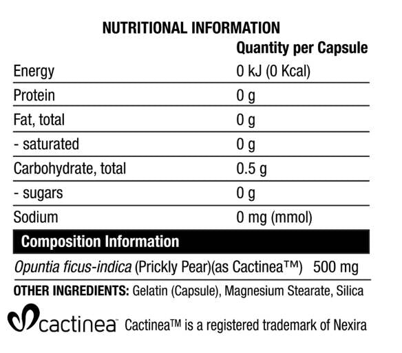 Cactinea | Amplify Series - 60 cápsulas