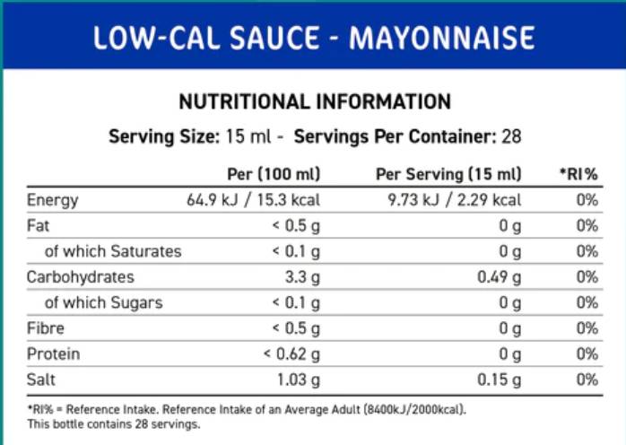 Fit Cuisine umak s niskim kalkom | Majoneza - 425 ml