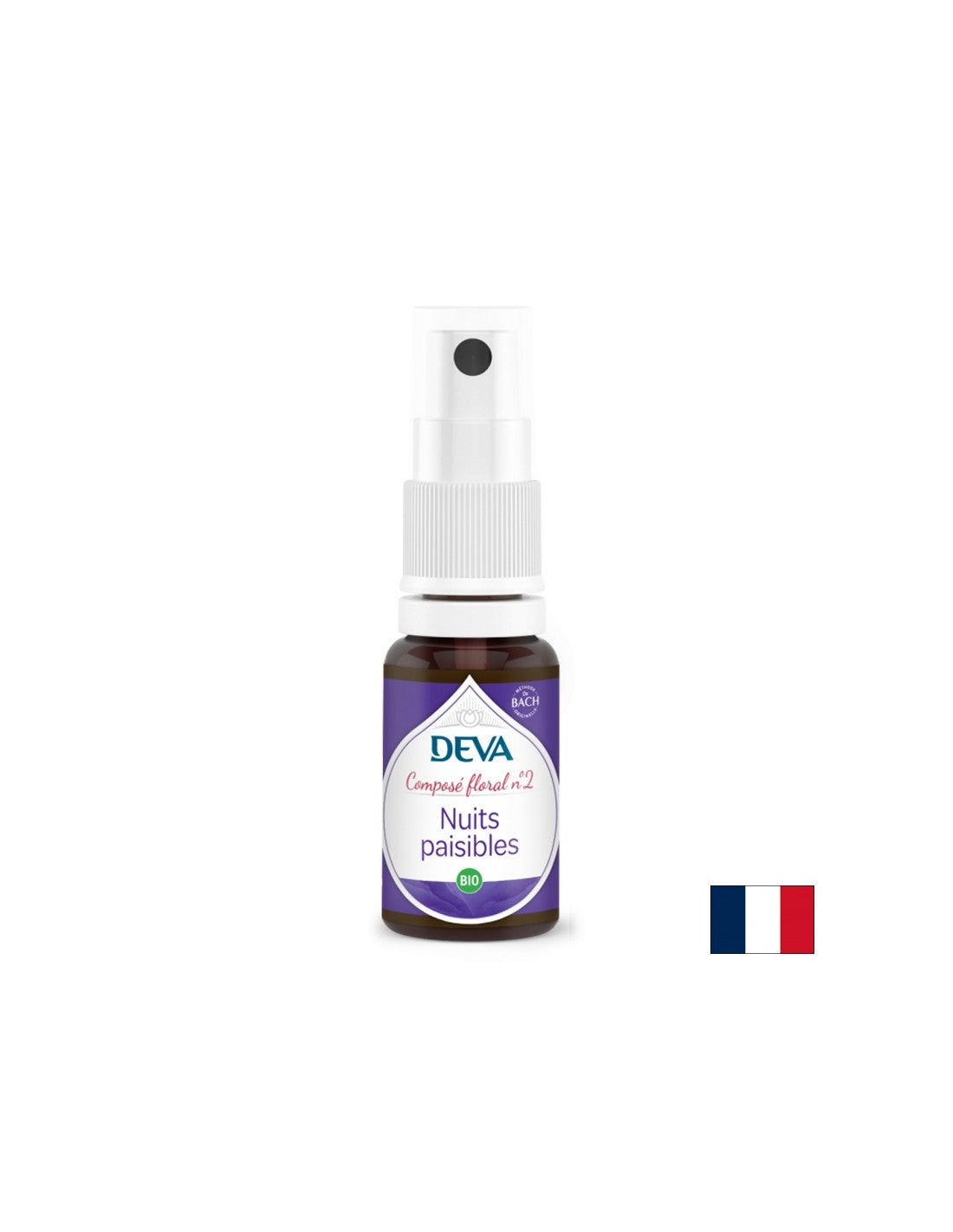 Peaceful nights, Bach flower essences No. 2, spray 15 ml