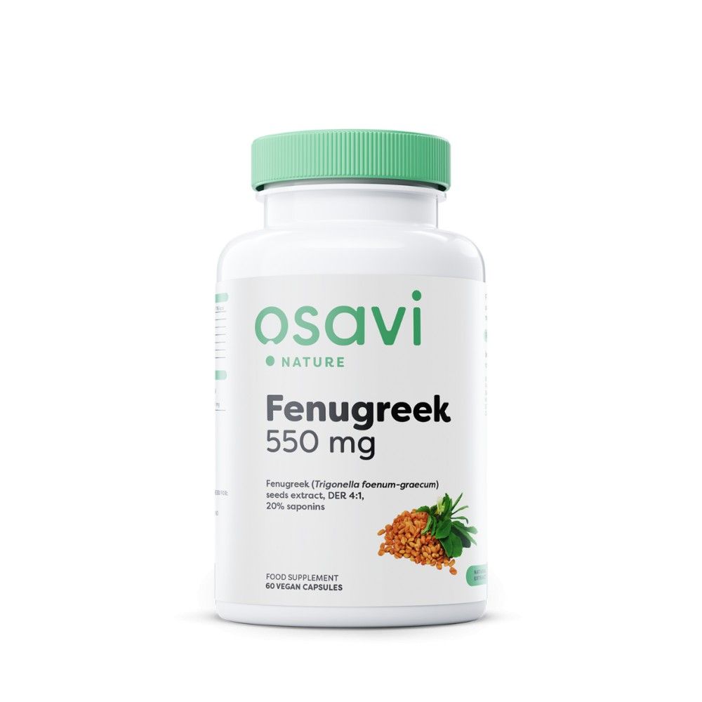 550 mg „Fenugreek“ - 120 kapsulių