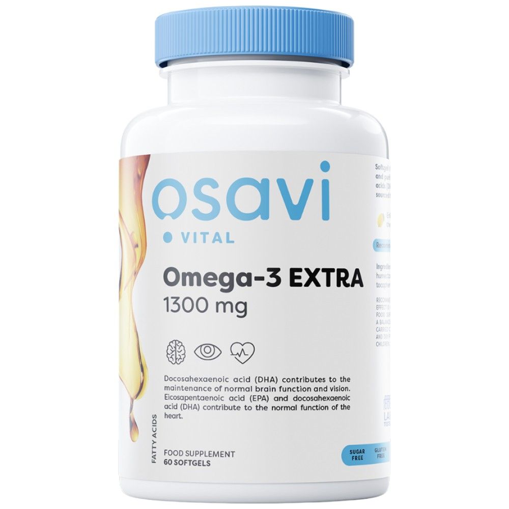 OMEGA -3 EXTRA 1300 mg - 60 gel capsules