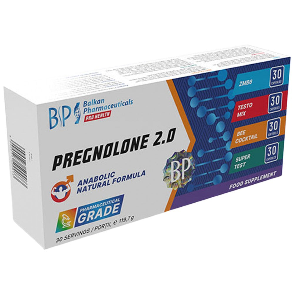 Pregnolone 2.0 | Anabolic Natural Formula 4 x 30 капсули - Feel You