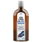 Norwegian Cod Liver Oil + D3 | Lemon Flavored Liquid Omega + D3 - 250 мл - Feel You