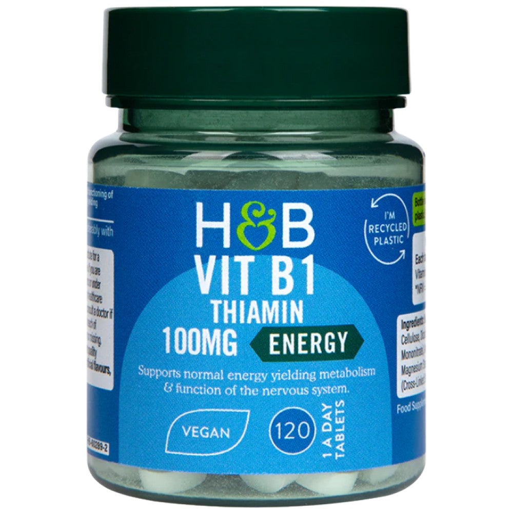 Vitamin B1 | Thiamine 100 mg - 120 Таблетки - Feel You