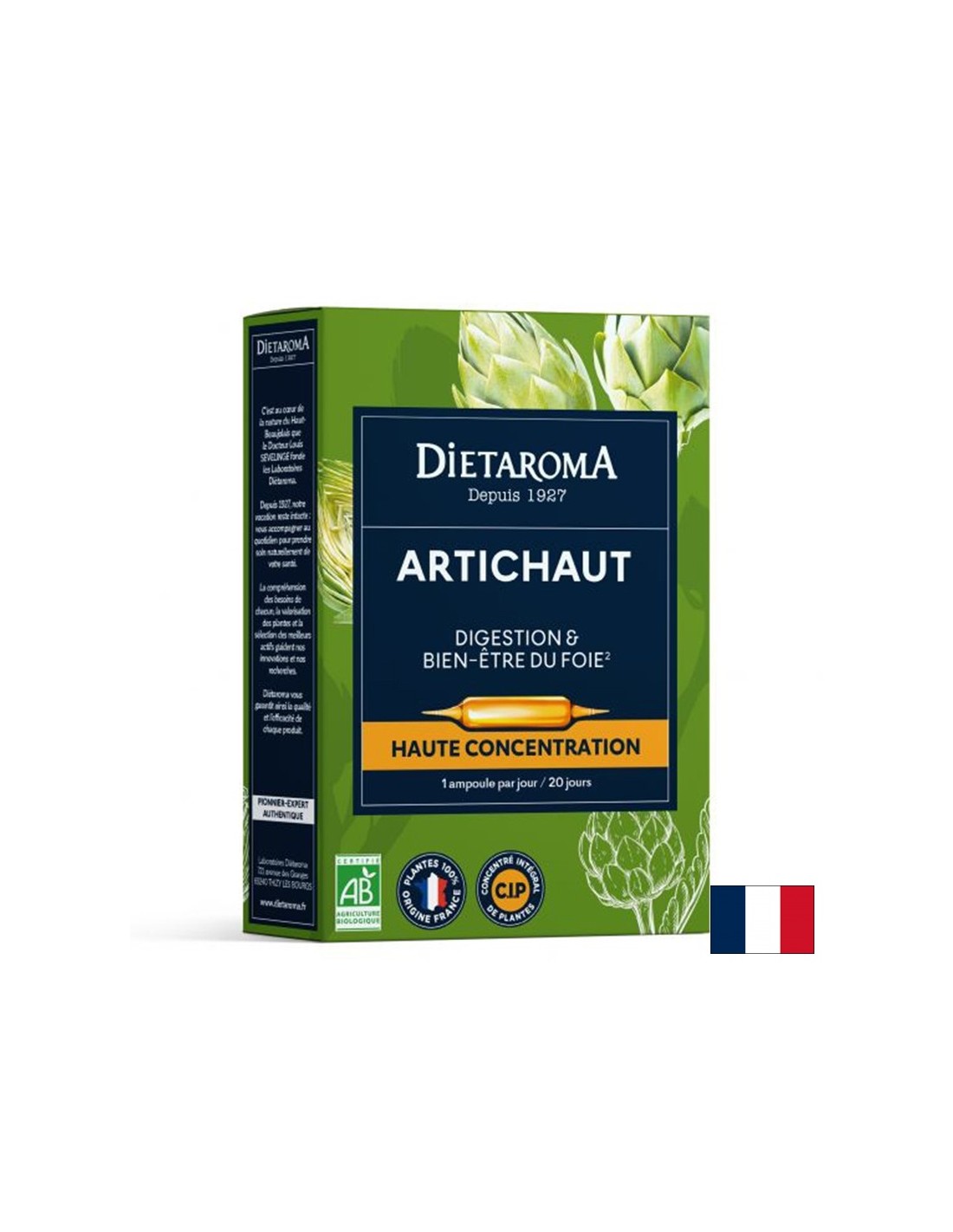 Bile and Liver - Artichoke, 20 drinking ampoules