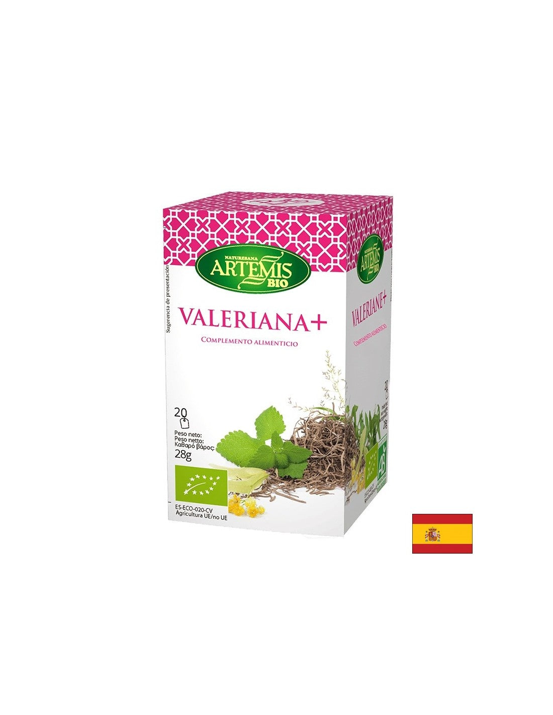 Tea Valerian + Herbs, 20 Filter Tags Herbes del Moli