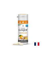 Chewing gum with ginger and orange - For fresh breath and reduction of nausea during travel, 20 pieces