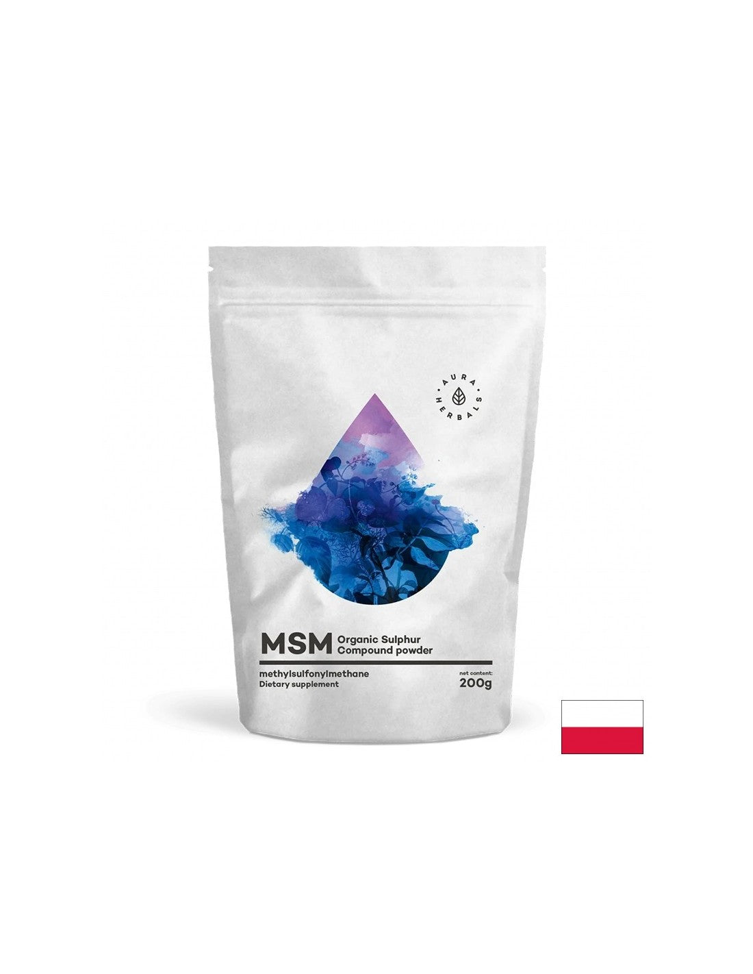 Bones and joints - MSM (methyl sulfonyl methane), 200 g powder
