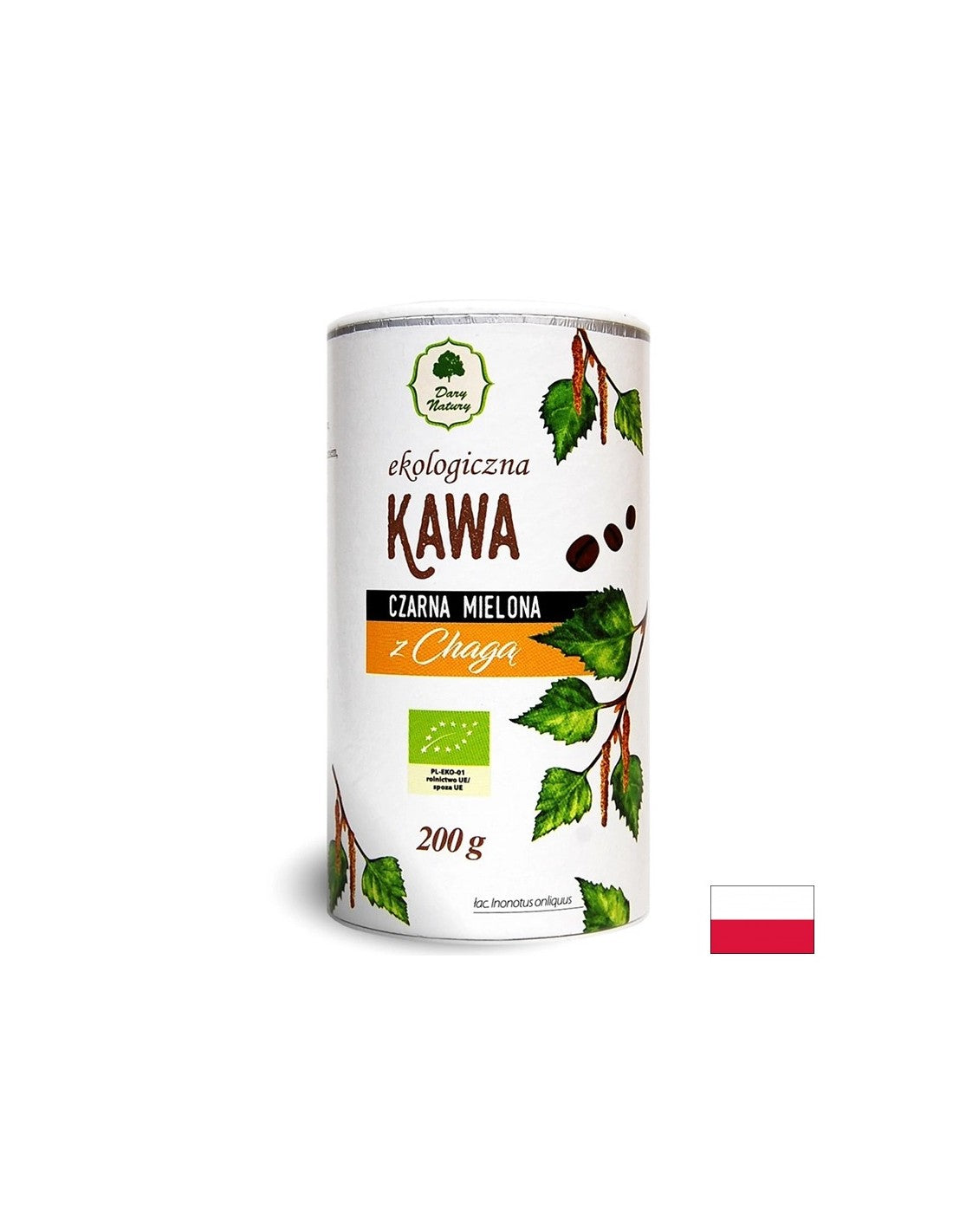 Black coffee with Chaga Bio, 200 g