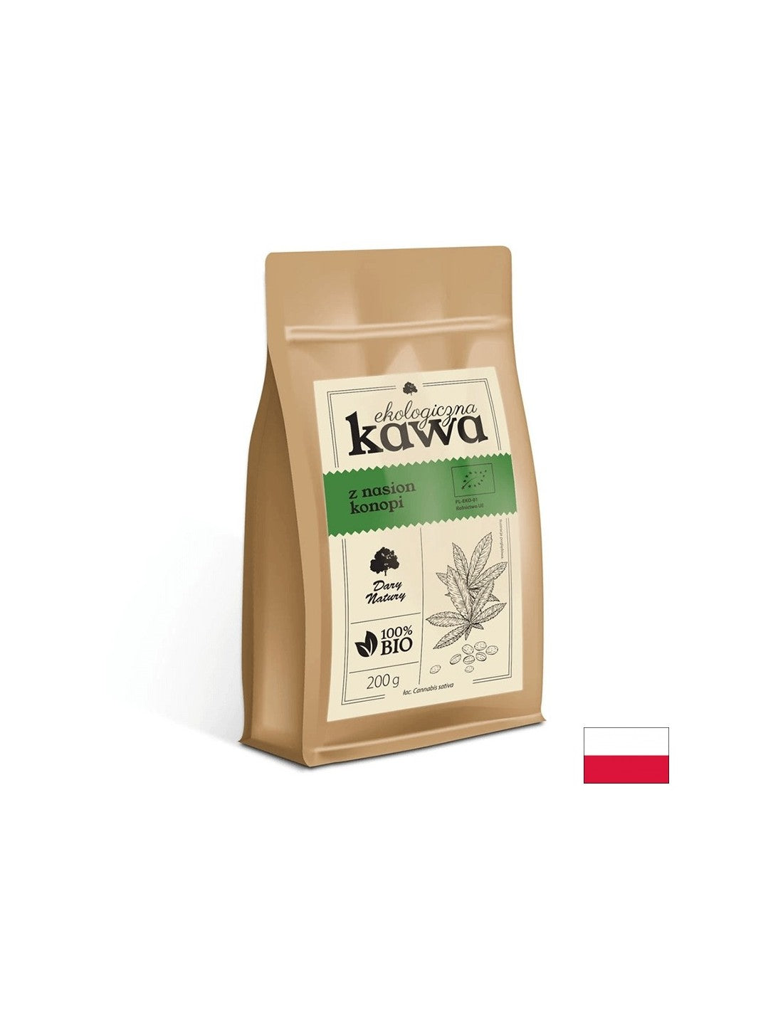 Café de semillas de cáñamo orgánico, 200 g