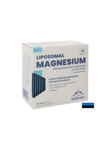 Muscular and nervous system - Liposomal Magnesium (citrate, malate), 200 mg oral solution with mango flavor / 30 sachets x 10 ml Nordaid