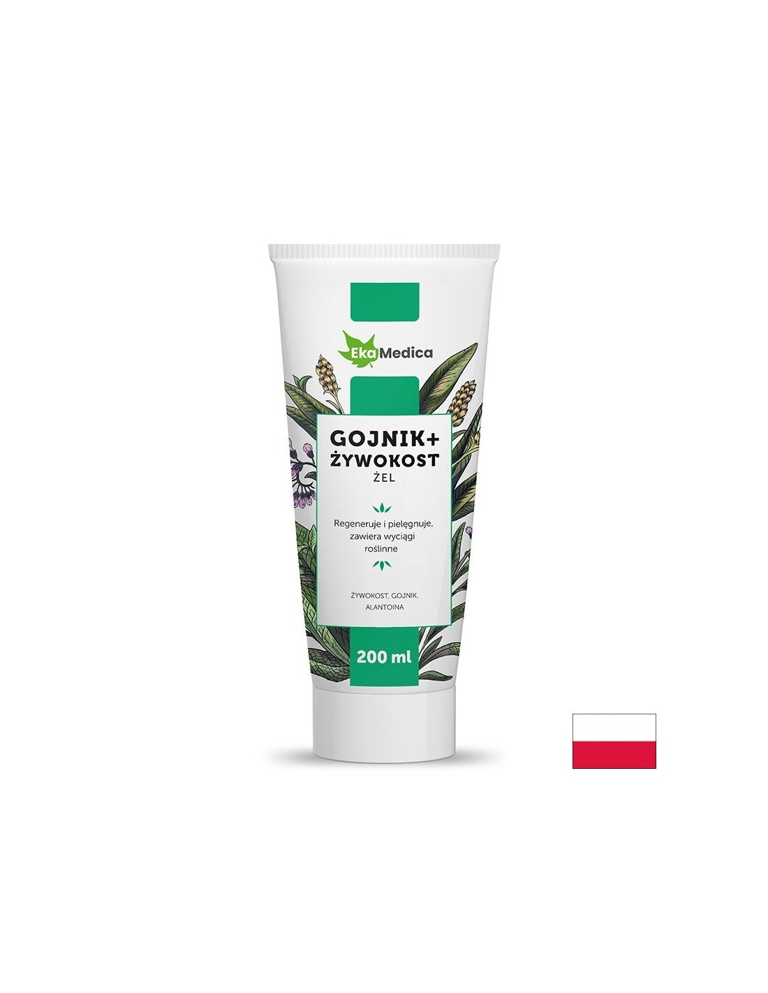 Masážní gel s Sage Tea a Black Comfrey, 200 ml Ekamedica