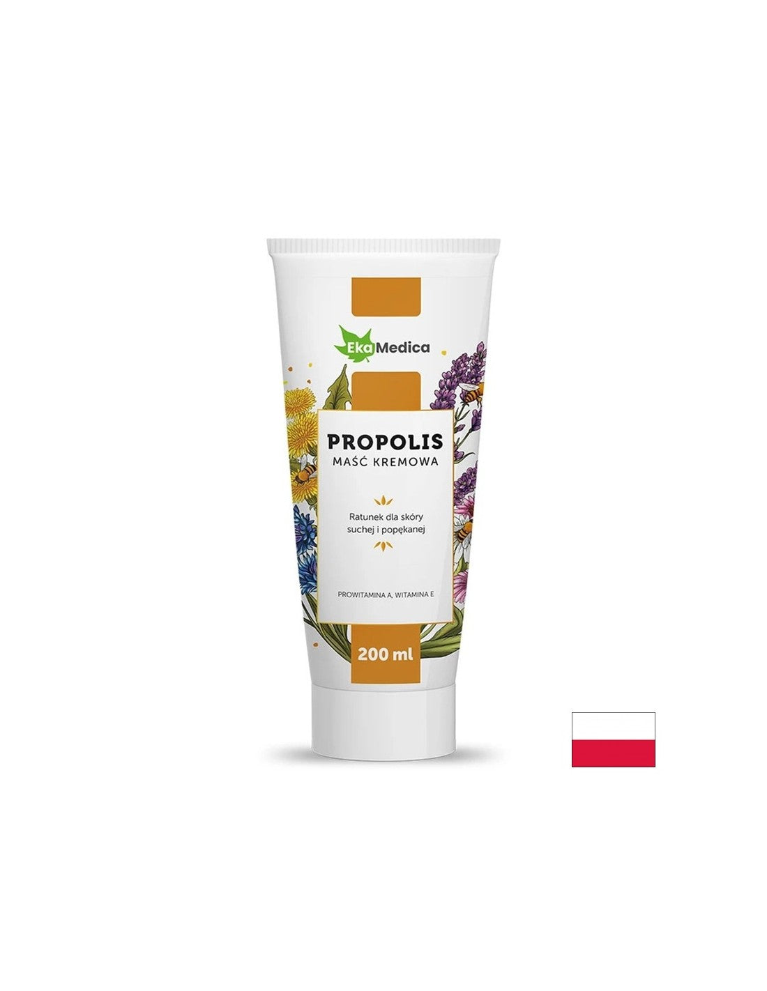 Maść z propolis dla skóry suchej i spiekanej, 200 ml
