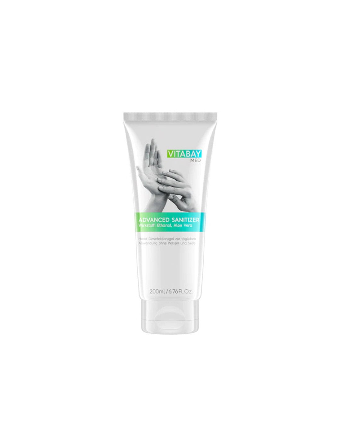 Gel desinfectante con aloe vera, sin enjuague, 200 ml