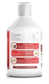 Ginseng 2000 mg - with ginger extract - 500 ml