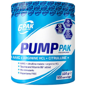 Pump PAK [320 grams, 40 servings] - Nutra Best Europe