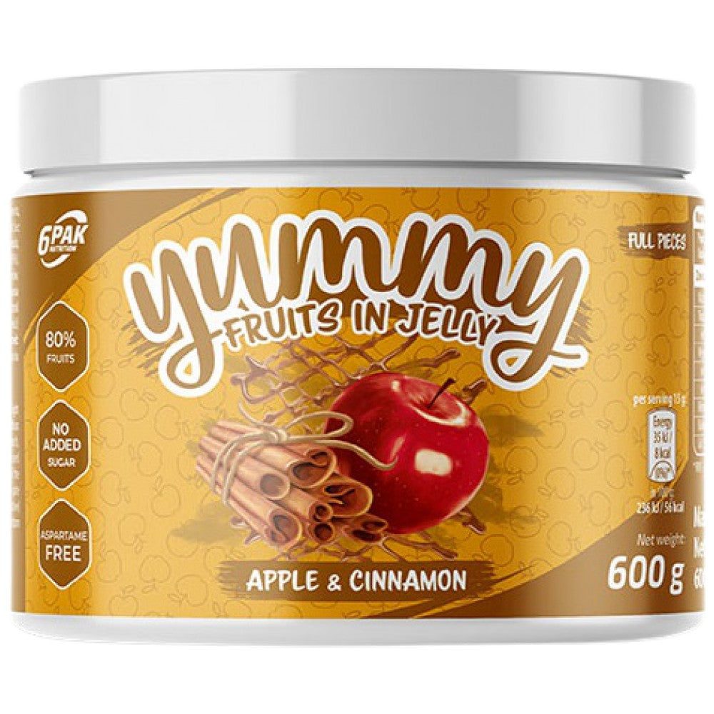 Yummy Fruits In Jelly Apple Cinnamon [600 грама, 40 Дози] - Feel You