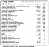 Multivitaminai 29 veikliosios medžiagos - 33 dozės, 500 ml