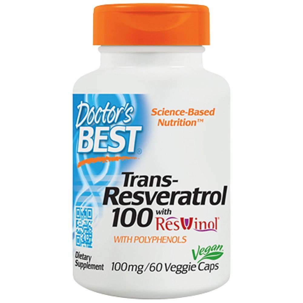 Trans-Resveratrol 100 mg | With Resvinol -25 - 60 capsules