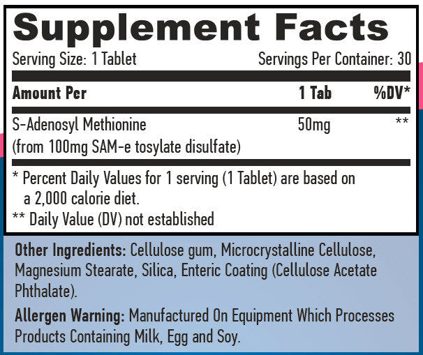 SAMe 50mg / 30tabs. - Feel You