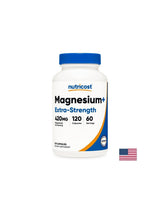 Magnesium+ (oxide + bisglycinate) – High-dose formula for muscle and nervous system support, 210 mg x 120 capsules