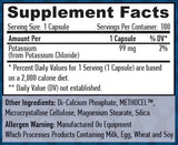 Sustained Release Potassium 99mg. / 100 Vcaps. - Feel You