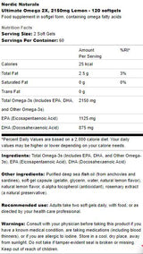 Ultimate Omega 2x 2150 mg - 90 gélových kapsúl