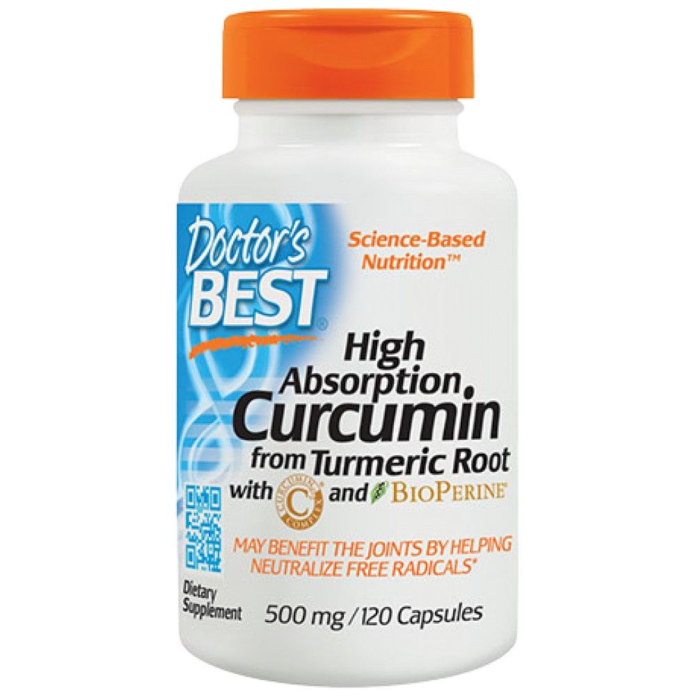 Curcumina de alta absorción 500 mg - 120 cápsulas