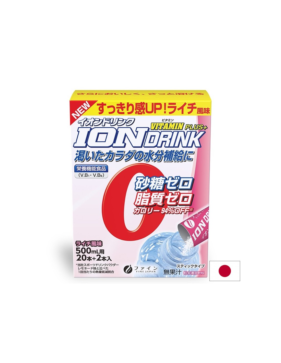 Bebida iónica con vitaminas, 22 bolsitas