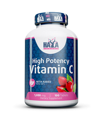 High Potency Vitamin C 1,000mg with Rose Hips 100 tabs. - Feel You