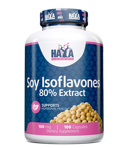 Soy Isoflavones 80% Extract NON-GMO  100mg / 100 Caps. - Feel You