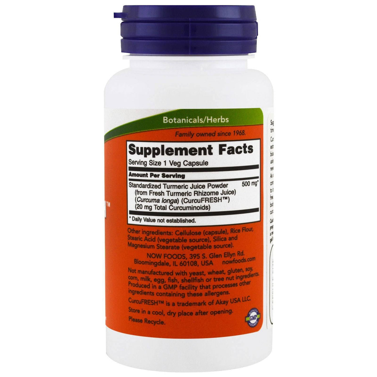 Curcumin / Curcufresh - 60 capsules