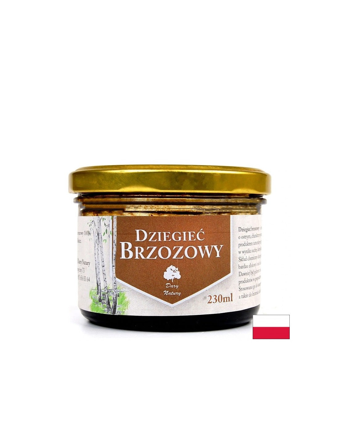 Beržo degutas, 230 ml DARY NATURY