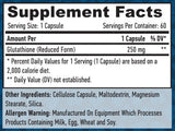 Glutathione 250mg. / 60 VCaps. - Feel You