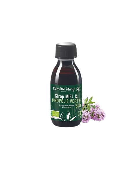 Sirop Miel & Propolis Verte Bio / Сироп с Пчелен мед и Зелен прополис органик, 150 ml Famille Mary - Feel You