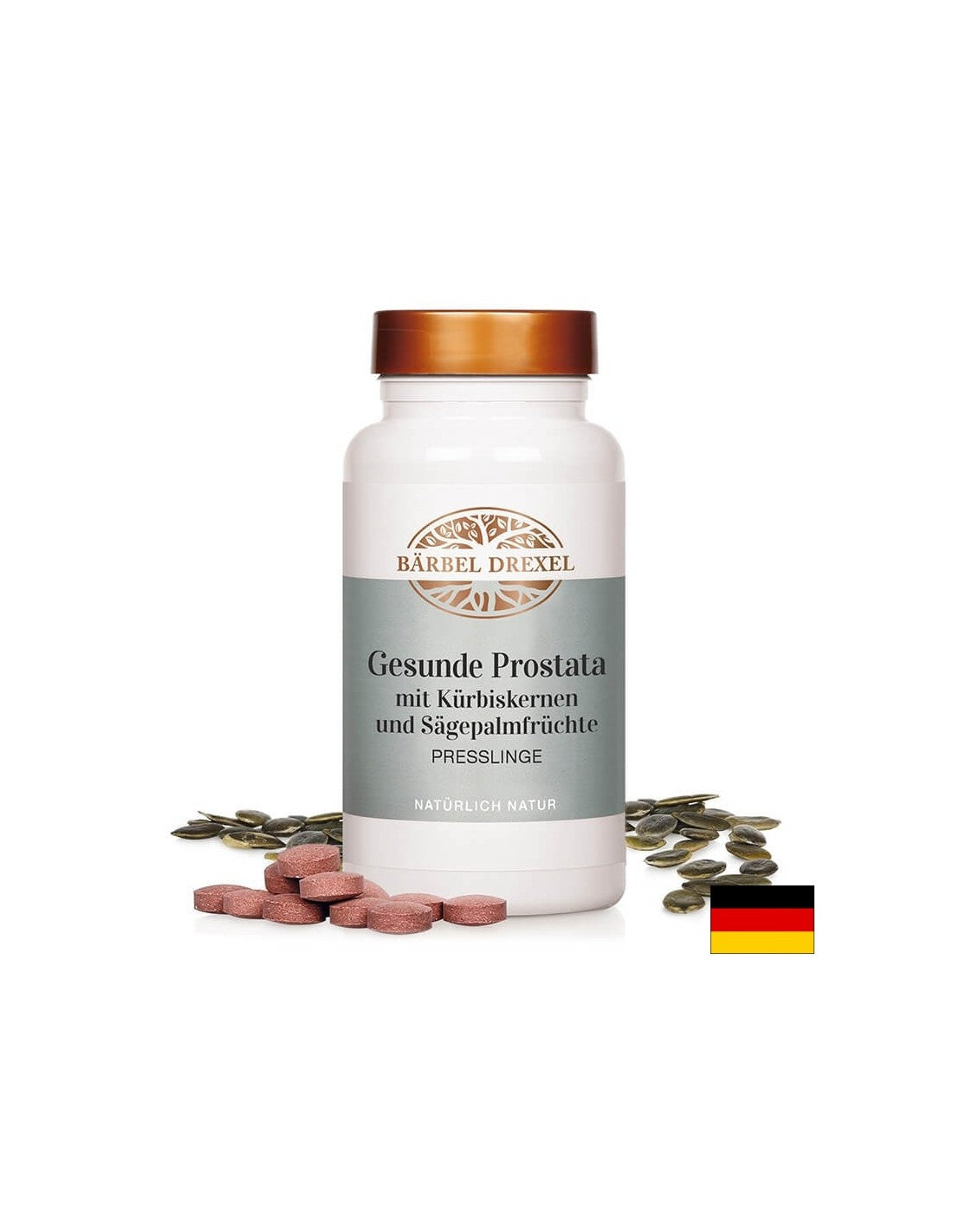 Gezonde prostaat - Formule met kruiden, pompoen- en lijnzaad, 240 tabletten <tc>Bärbel Drexel</tc>