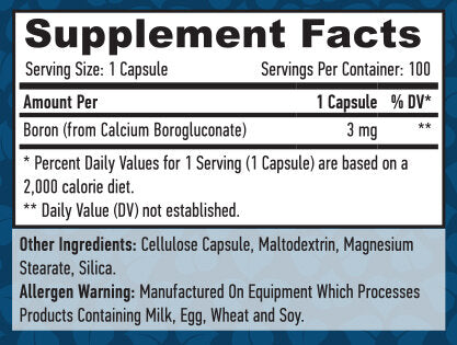 Boron 3 mg. / 100 VCaps. - Feel You