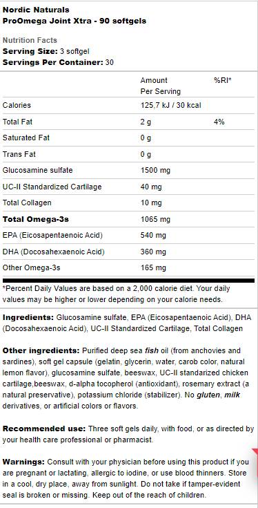 „Proomega“ jungtinė „Xtra“ - 90 gelio kapsulės