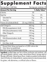 Complete Omega -D3 565 mg - 120 Gel capsules