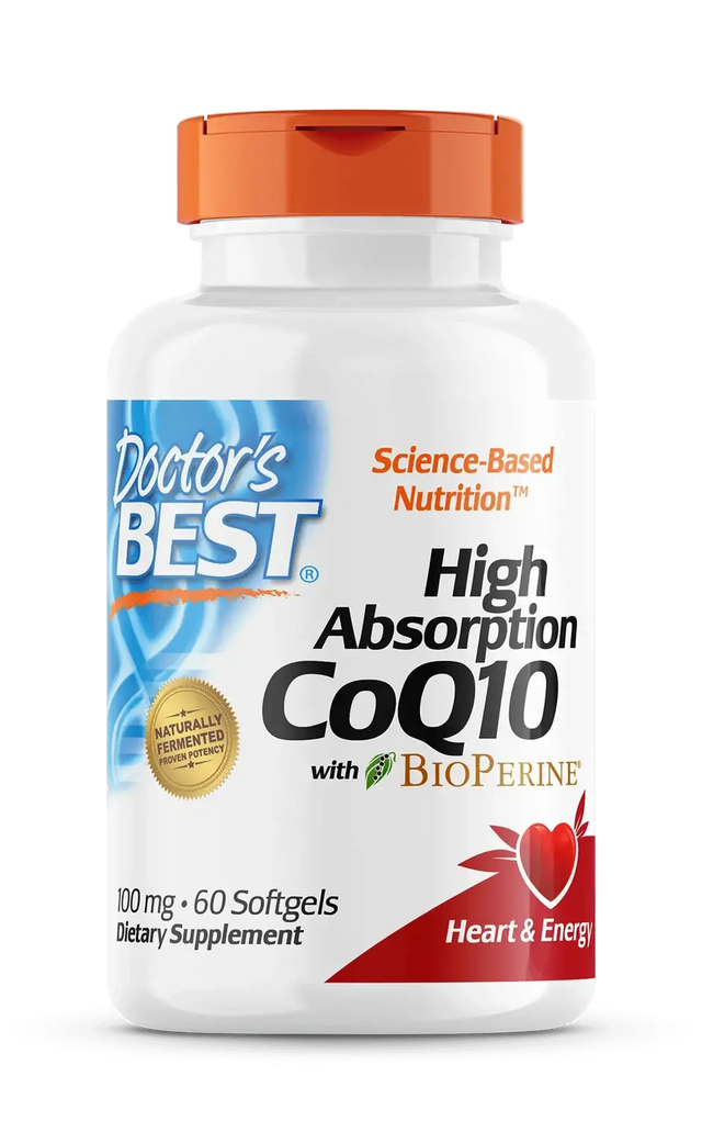 High Absorption CoQ10 100мг., софтгел капсули x 60, Doctor`s Best - Feel You