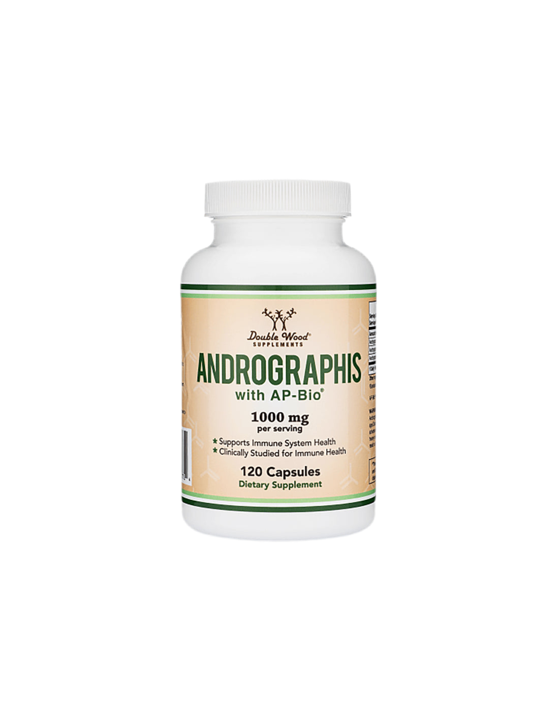 Andrographis with AP-Bio®/ Андрографис, 120 капсули Double Wood - Feel You