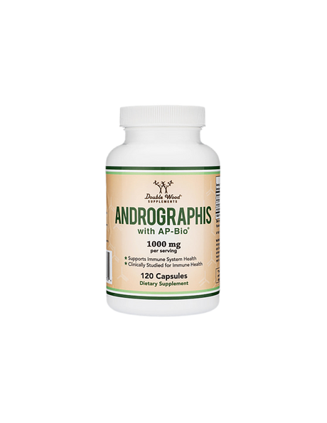 Andrographis with AP-Bio®/ Андрографис, 120 капсули Double Wood - Feel You